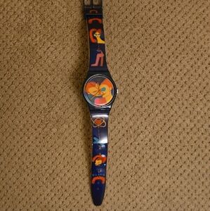 Colorful Swatch Graphic Watch